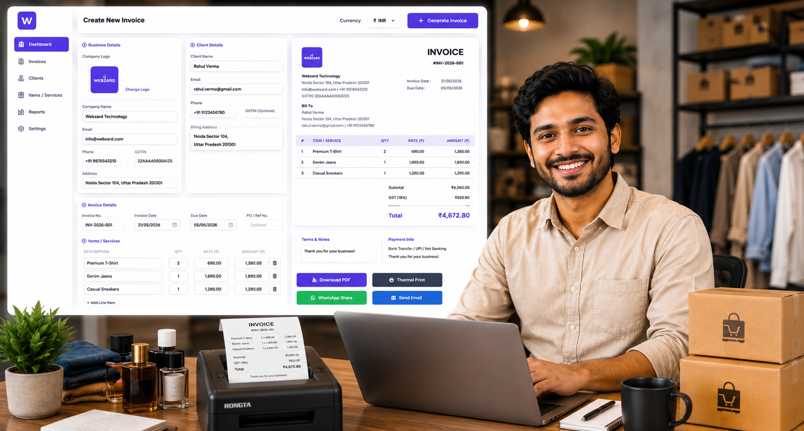 Free Invoice Generator Tool